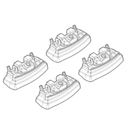 Kit attacchi per barre auto portatutto mazda cx-5 04/12>  n21152