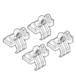 Kit attacchi per barre auto portatutto honda hr-v 3/5d 01/99>12/05  n21014