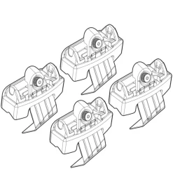 Kit attacchi per barre auto portatutto seat leon 01/13>  n21142