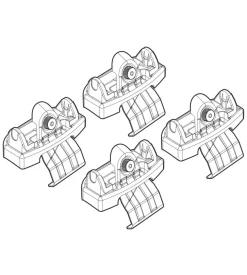 Kit attacchi per barre auto portatutto ford ecosport14>  n21198