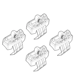 Kit attacchi per barre auto portatutto skoda scala 5p 19>  n21232