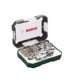 Kit avvitamento bosch con cricchetto 26 pezzi