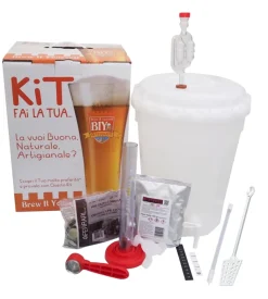 Kit birra artigianale mini biy base con fermentatore da 13,5 litri - ferrari group