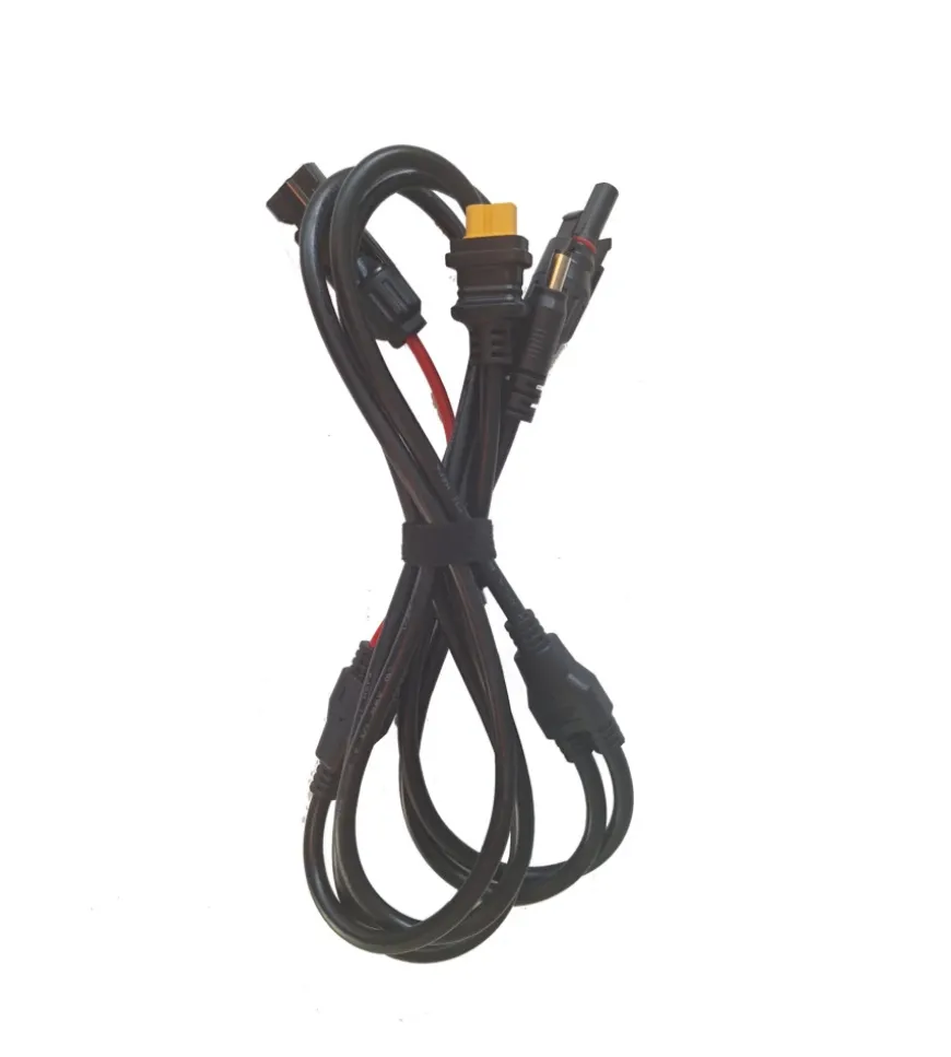 Kit cavi di collegamento in parallelo pramac per generatore di corrente power station, 110 cm 12 awg