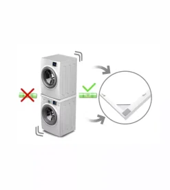 Kit di sovrapposizione universale per lavatrice e asciugatrice 