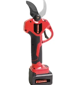 Kit forbice da potatura sandrigarden "sg-fp 4000" taglio 40 mm 2 batterie 21v 4ah e asta telescopica 300 cm