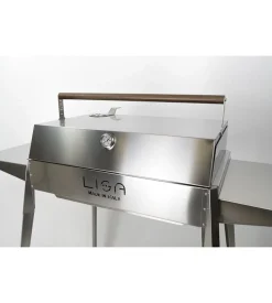 Kit forno a cottura indiretta per barbecue linea etna, 66,5x46 cm - lisa