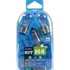 Kit lampade di ricambio 8 pz, alogena h4 - 12v  58152