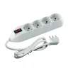 Kit multipresa 4 schuko/bipasso inter cavo bianco - bticino.
