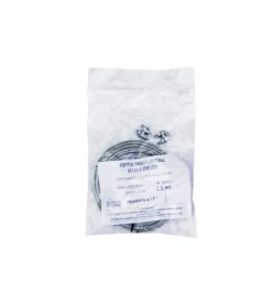 Kit per porte basculanti fune ø 4 mm. con gancio a t + 2 morsetti