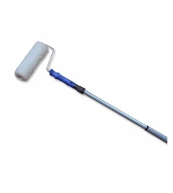 Kit rullo per pittura in fibra acrilica con pertica telescopica da 110 a 200 cm