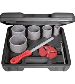 Kit seghe a tazza valex in acciaio 9 pezzi