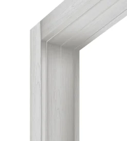 Kit telaio per porte forte "modulo" pino bianco 110x220 cm