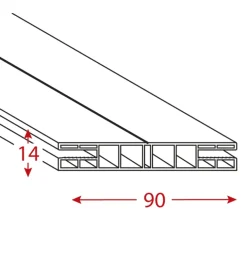 Kit telaio per porte forte 