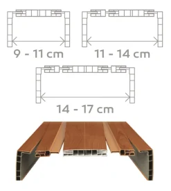 Kit telaio per porte forte 