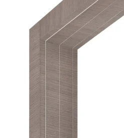 Kit telaio per porte forte "modulo" rovere tortora 110x220 cm