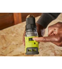 Kit trapano a percussione a batteria ryobi "rpd18bl1-2c42ta59" con set 59 accessori 2 batterie 18v 2ah 4ah e caricabatterie