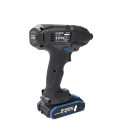 Kit trapano avvitatore e avvitatore a impulsi a batteria hyundai 2 batterie 20v 2ah e caricabatterie - cod. 25852