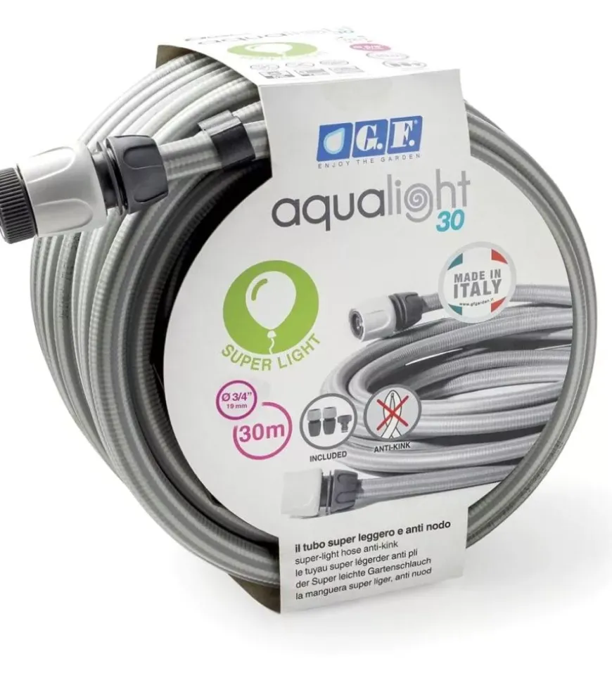 Kit tubo leggero per irrigazione 30 metri 3/4" "aqualight" - g.f.