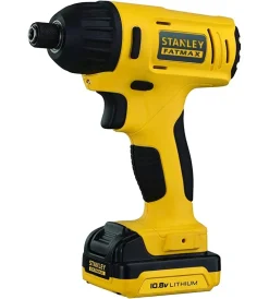 Kit valigetta avvitatore ad impulsi a batteria stanley fat max "fmc041s2-qw" 2 batterie 10,8v 1,5ah