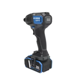 Kit valigetta avvitatore a impulsi a batteria hyundai 230 nm 20v 4ah e caricabatterie - cod. 25862