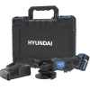 Kit valigetta smerigliatrice angolare a batteria hyundai disco 125 mm 20v 4ah e caricabatterie - cod. 25859