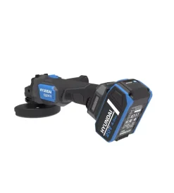 Kit valigetta smerigliatrice angolare a batteria hyundai disco 125 mm 20v 4ah e caricabatterie - cod. 25859