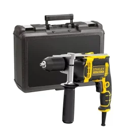 Kit valigetta trapano a percussione elettrico stanley fatmax "fmeh750k-qs" 750 w