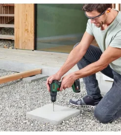 Kit valigetta trapano a percussione a batteria bosch 