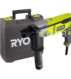 Kit valigetta trapano a percussione elettrico ryobi "rpd1010-k" 1010 w