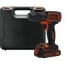 Kit valigetta trapano avvitatore a batteria black+decker "bdcdc18k-qw" 18v 1,5ah