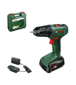 Kit valigetta trapano avvitatore a batteria bosch "easydrill" 40 nm 18v 2ah