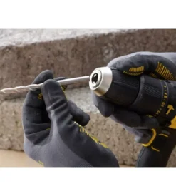 Kit valigetta trapano avvitatore a percussione a batteria stanley fatmax 