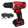 Kit valigetta trapano avvitatore a batteria valex "family-tech 218" 2 batterie 18v 0,80ah