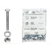 Kit viti testa esagonale m8 x 20 + dadi + rondelle - 200 pz.