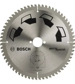 Lama per sega circolare "special" 230x2x30 - 64 denti - bosch.