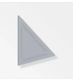 Lamiera di congiunzione in alluminio naturale 60 x 60 - 4 pezzi.