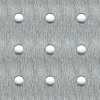 Lamiera in alluminio naturale con perforazione tonda 250 x 500 x 1,5.