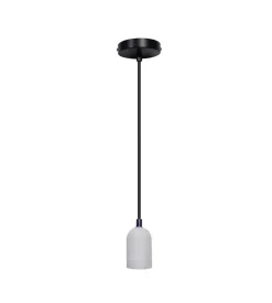 Lampada a sospensione cemento grigio 1,5 mt, e27