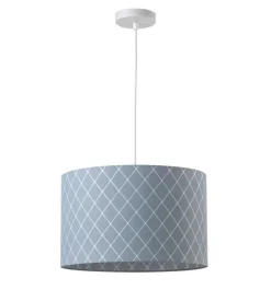 Lampada a sospensione "noah" con paralume, e27