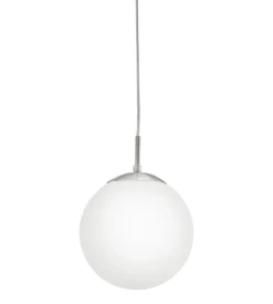 Lampada a sospensione "rondo" vetro, e27