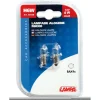 Lampada alogena micro 12v - h6w - 6w - bax9s - 2 pz  - d/blister  58128