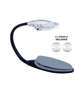 Lampada da lettura led con pinza