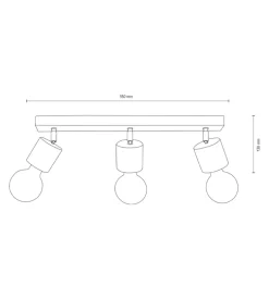 Lampada da soffitto onli