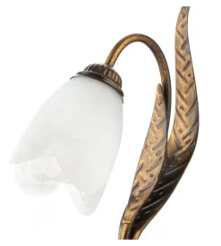 Lampada da tavolo 1 luce onli "sonia" bronzo e14