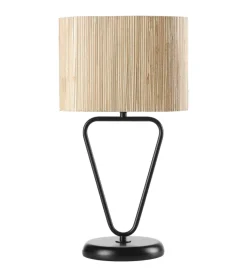 Lampada da tavolo 1 luce onli "grande" legno e27