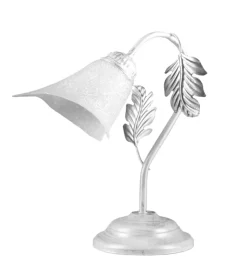 Lampada da tavolo 1 luce onli "marilena" argento e14