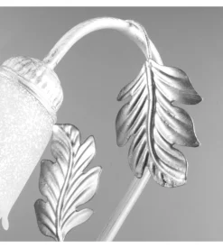 Lampada da tavolo 1 luce onli "marilena" argento e14