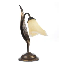 Lampada da tavolo 1 luce onli "alga" bronzo e14