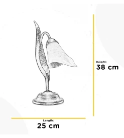 Lampada da tavolo 1 luce onli 